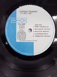 ALBUM VINYLE 33T, VIRGIN PRUNES, IF I DIE I DIE État correct - Vue 3 - 